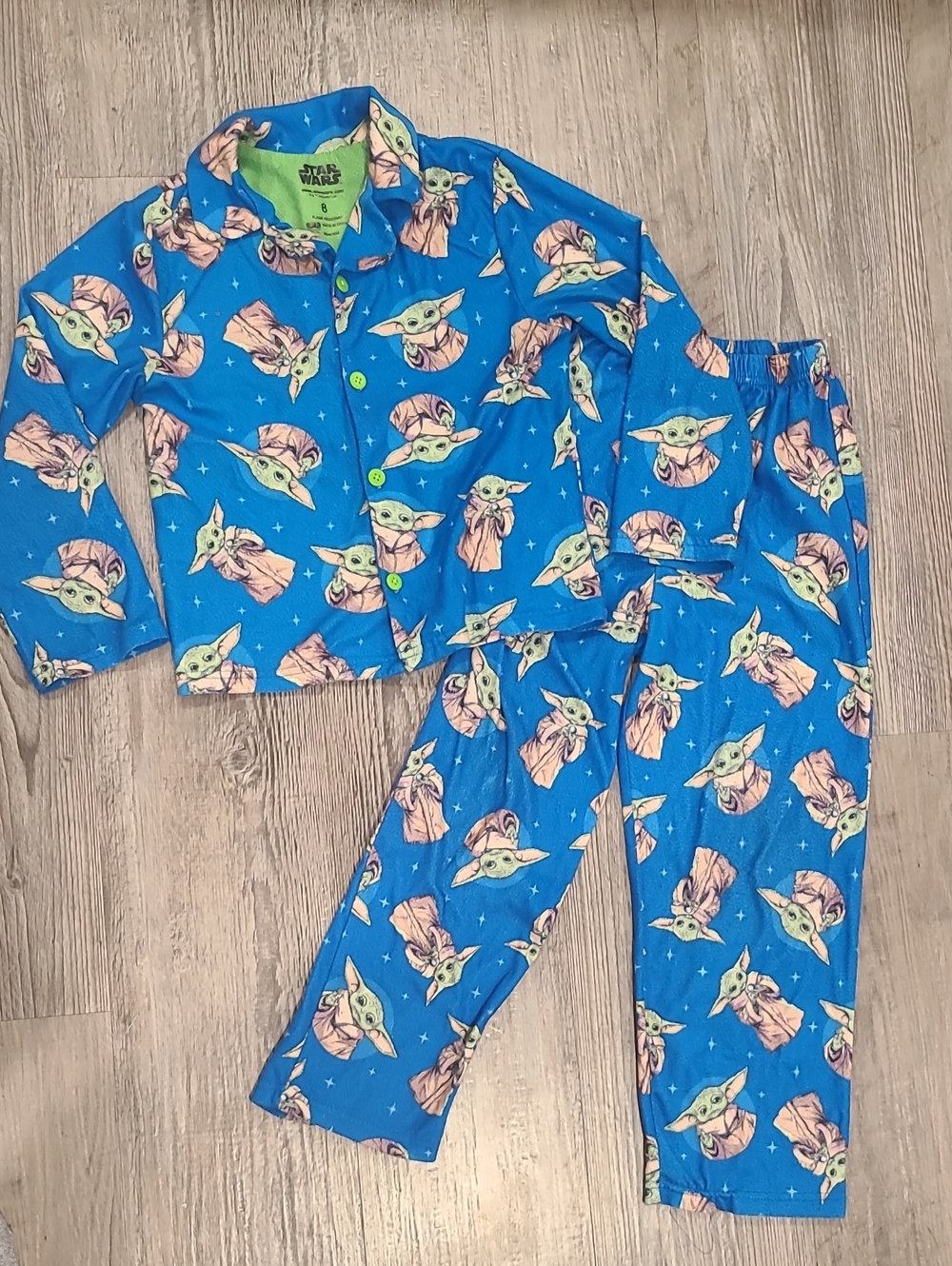 Star Wars The Child Pajama Set Size 8